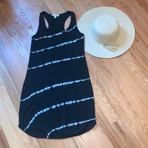 She + Sky Racerback black and white sundress